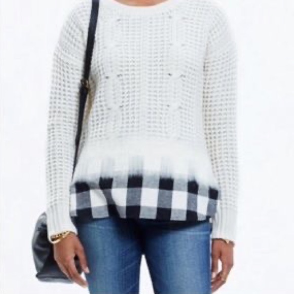 Madewell Sweaters - Madewell Wintermix Cable Knit Merino Wool Sweater